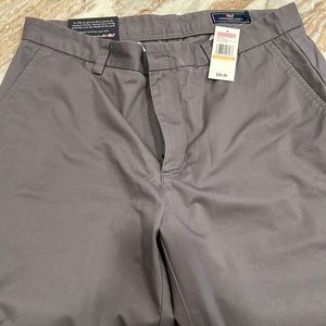 Vineyard Vines 9” stretch breaker shorts (gray harbor)
